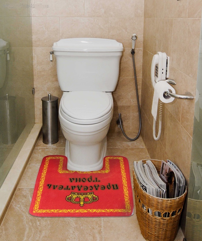 картинка Коврик для туалета - Председатель трона